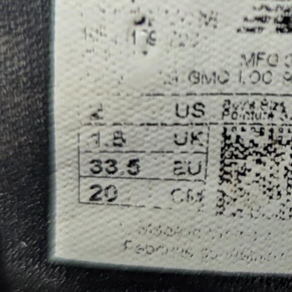 New Balance Playgruv V1 Bungee Running Shoe Black/Team Forest Green/Bison Size 2 - Picture 13 of 13